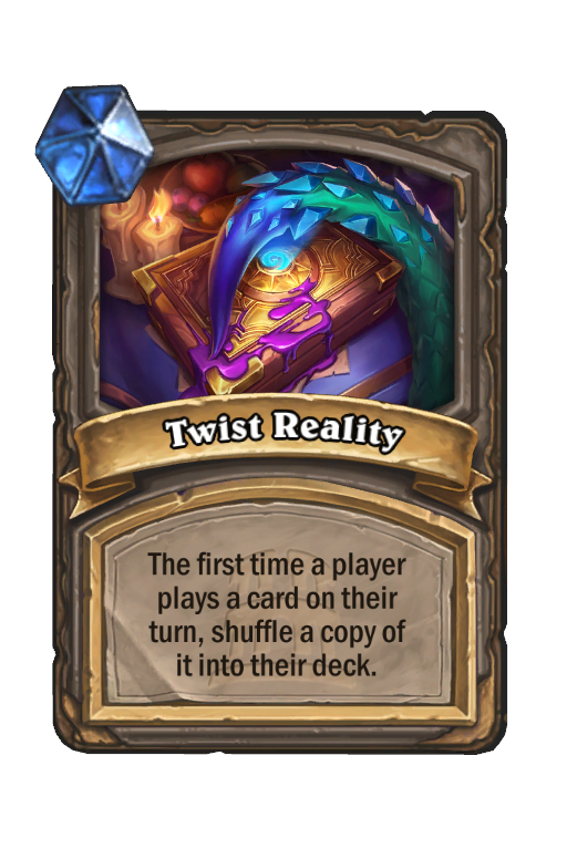 Twist Reality Hearthstone kártya