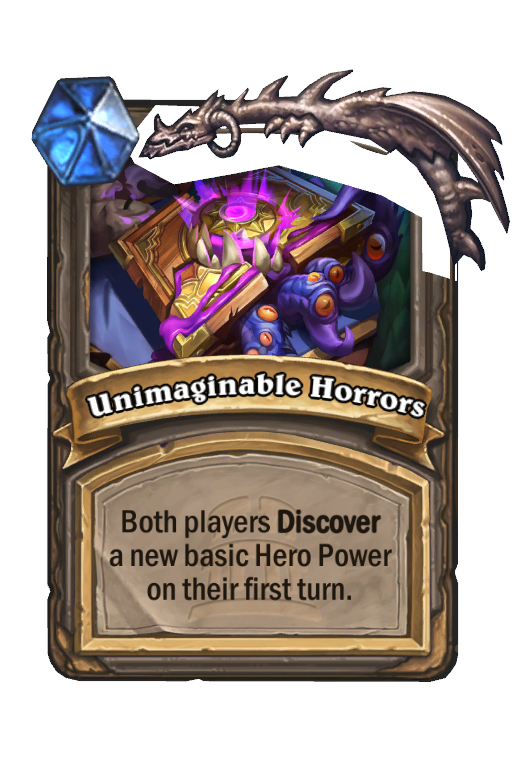 Unimaginable Horrors Hearthstone kártya