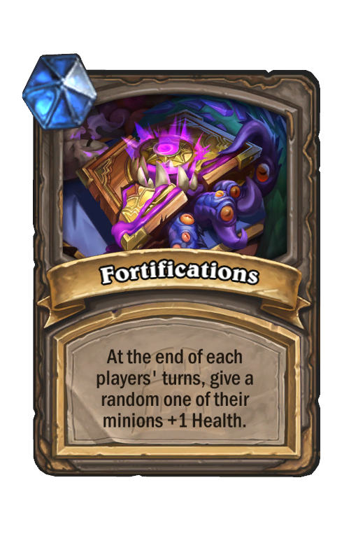 Fortifications Hearthstone kártya