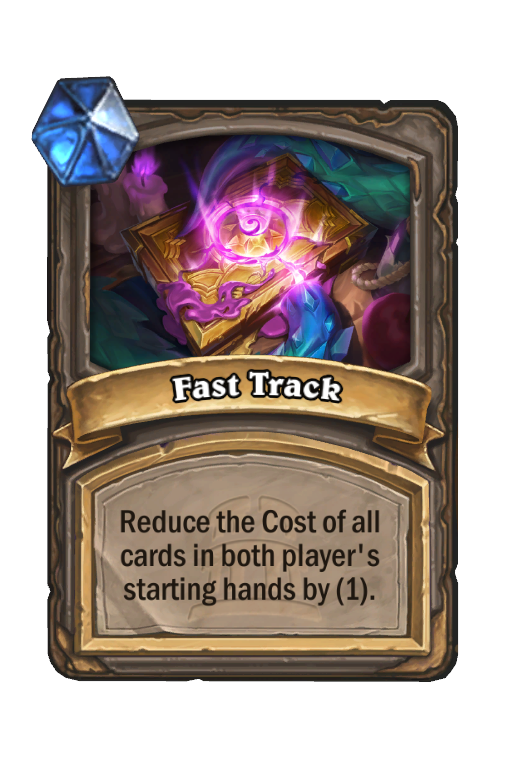 Fast Track Hearthstone kártya