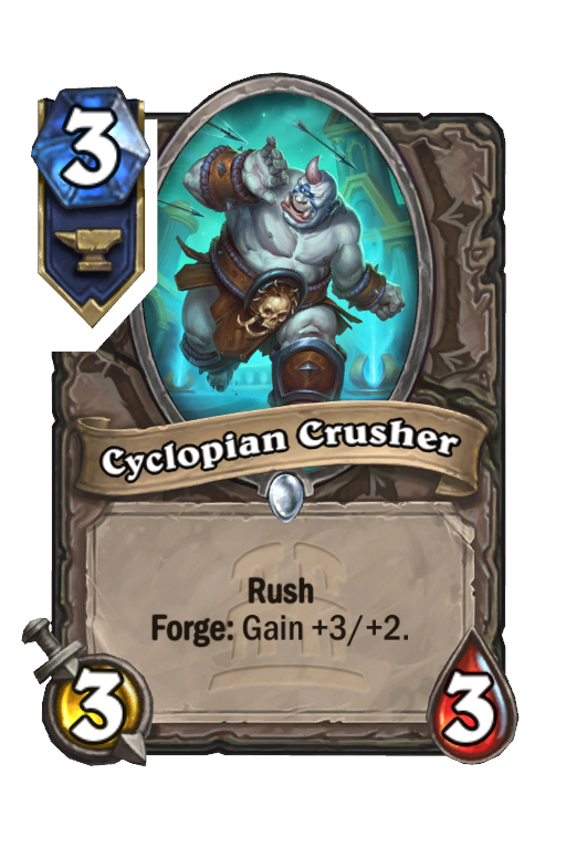 Cyclopian Crusher Hearthstone kártya