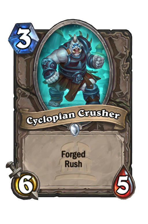 Cyclopian Crusher Hearthstone kártya