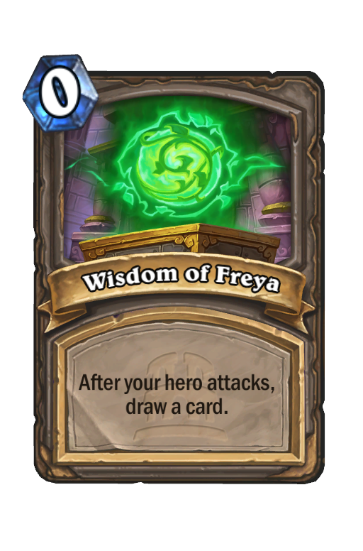 Wisdom of Freya Hearthstone kártya