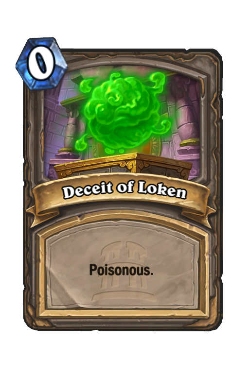 Deceit of Loken Hearthstone kártya