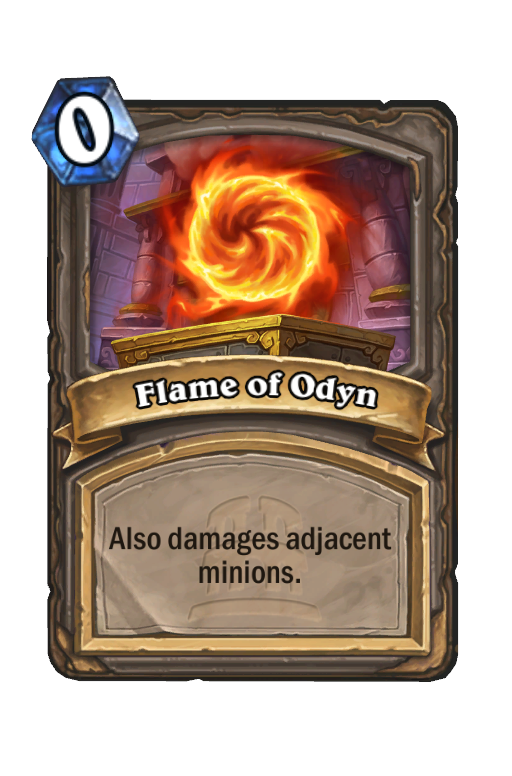 Flame of Odyn Hearthstone kártya