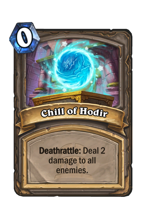 Chill of Hodir Hearthstone kártya