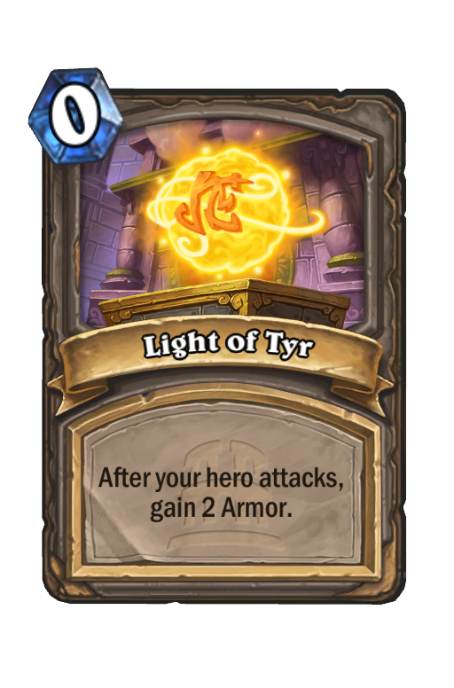 Light of Tyr Hearthstone kártya