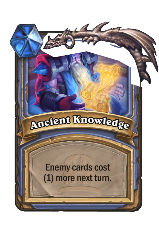 Ancient Knowledge Hearthstone kártya