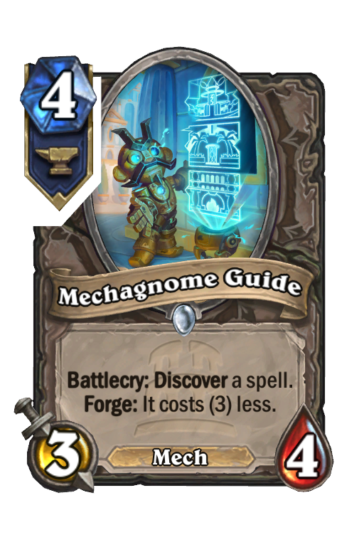 Mechagnome Guide Hearthstone kártya