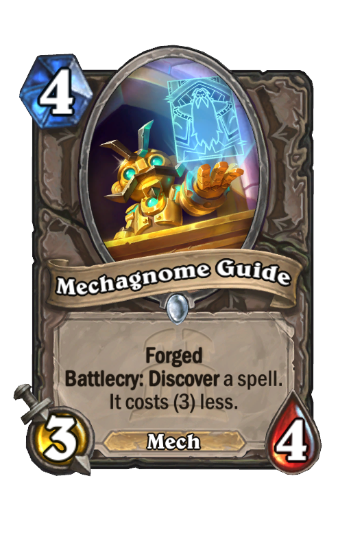 Mechagnome Guide Hearthstone kártya