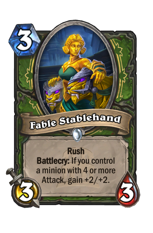 Fable Stablehand Hearthstone kártya