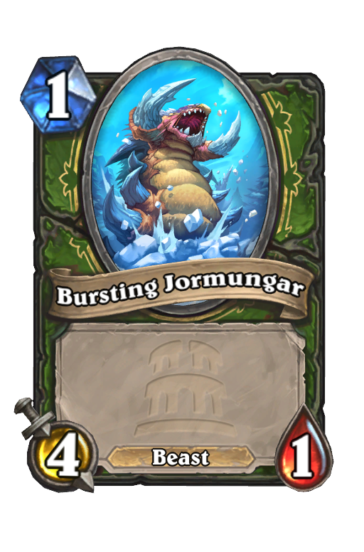 Bursting Jormungar Hearthstone kártya