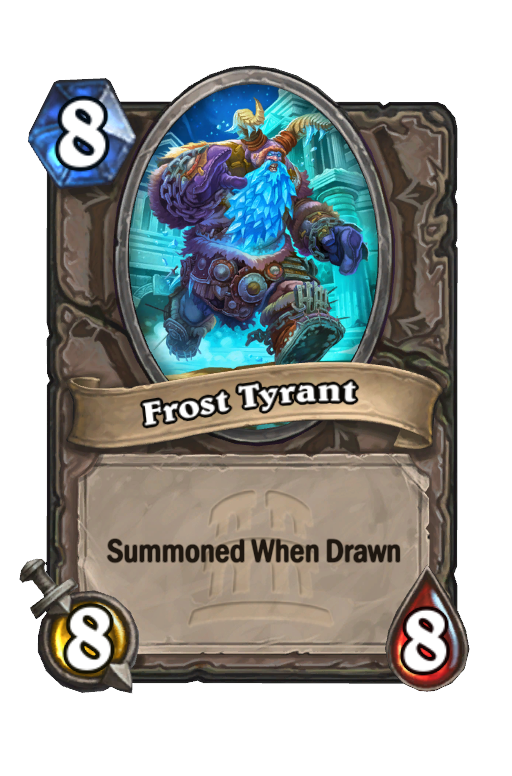 Frost Tyrant Hearthstone kártya