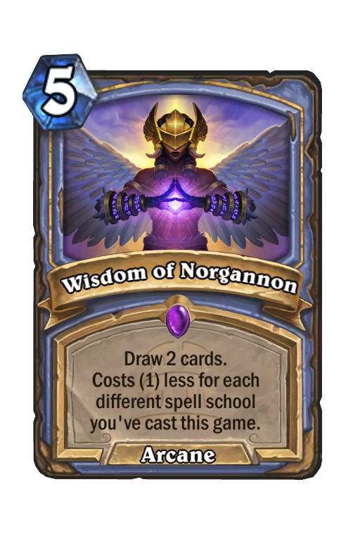 Wisdom of Norgannon Hearthstone kártya