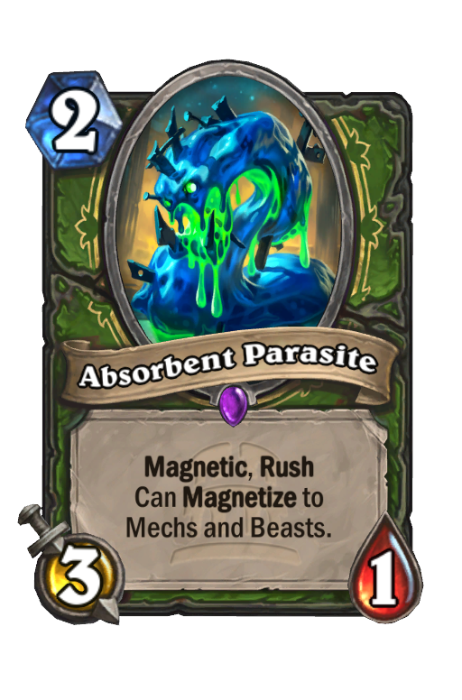 Absorbent Parasite Hearthstone kártya