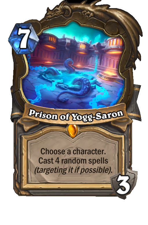 Prison of Yogg-Saron Hearthstone kártya
