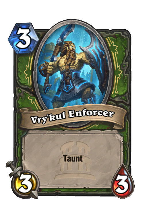 Vry'kul Enforcer Hearthstone kártya