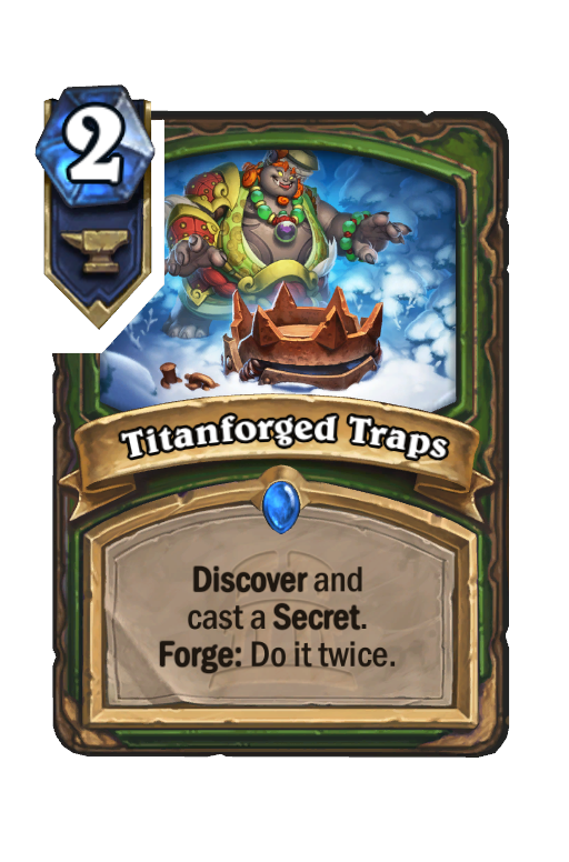 Titanforged Traps Hearthstone kártya