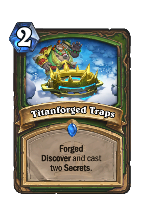 Titanforged Traps Hearthstone kártya