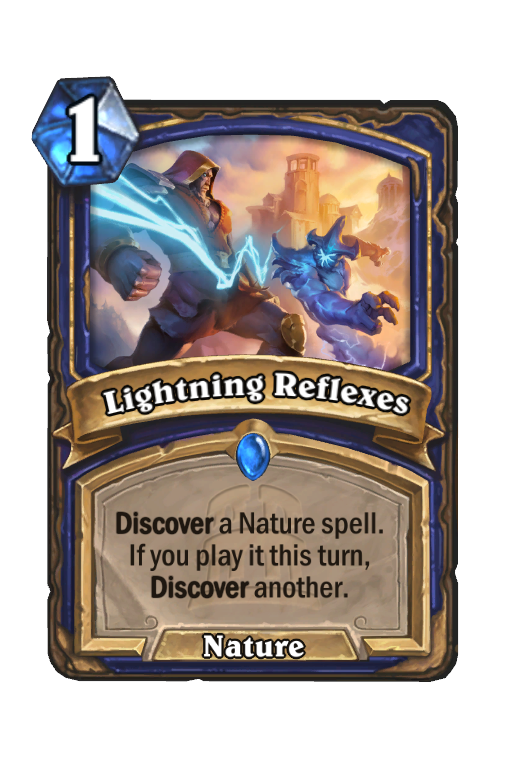 Lightning Reflexes Hearthstone kártya