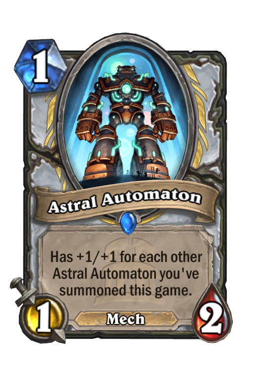 Astral Automaton Hearthstone kártya