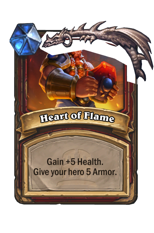 Heart of Flame Hearthstone kártya