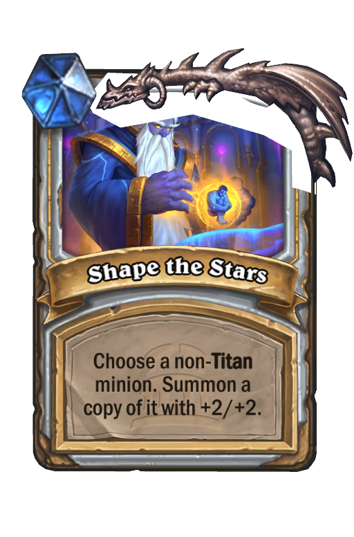 Shape the Stars Hearthstone kártya