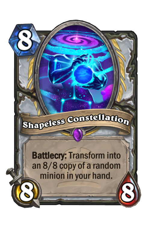 Shapeless Constellation Hearthstone kártya