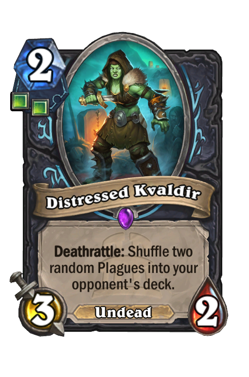 Distressed Kvaldir Hearthstone kártya