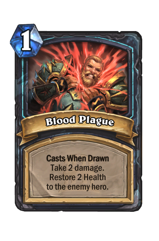 Blood Plague Hearthstone kártya