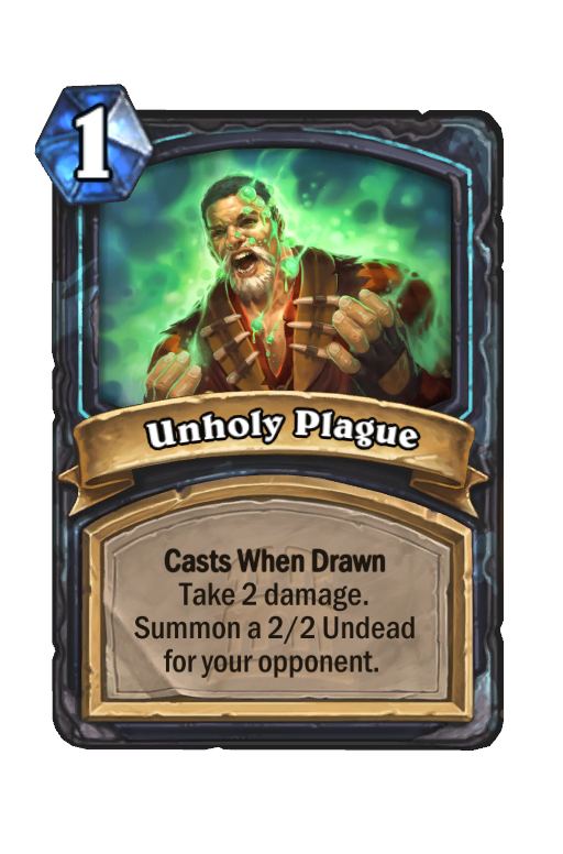 Unholy Plague Hearthstone kártya