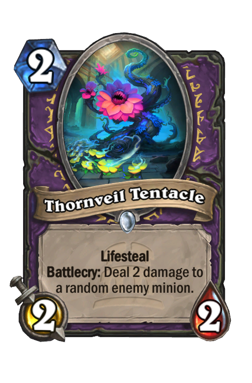 Thornveil Tentacle Hearthstone kártya