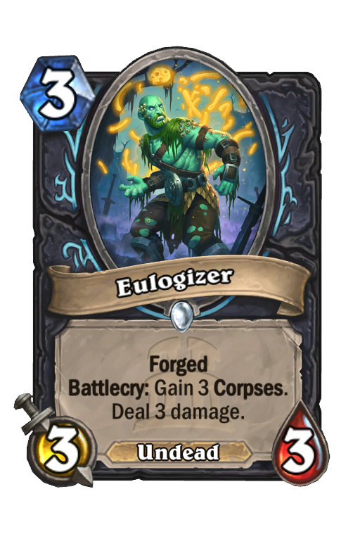 Eulogizer Hearthstone kártya