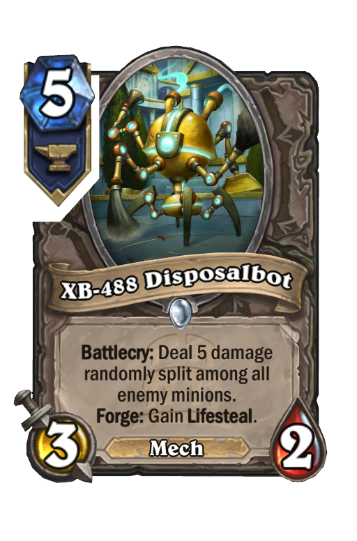 XB-488 Disposalbot Hearthstone kártya