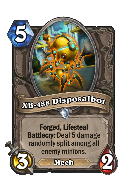XB-488 Disposalbot Hearthstone kártya
