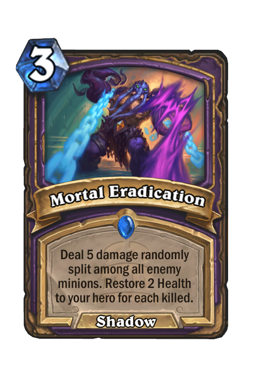 Mortal Eradication Hearthstone kártya