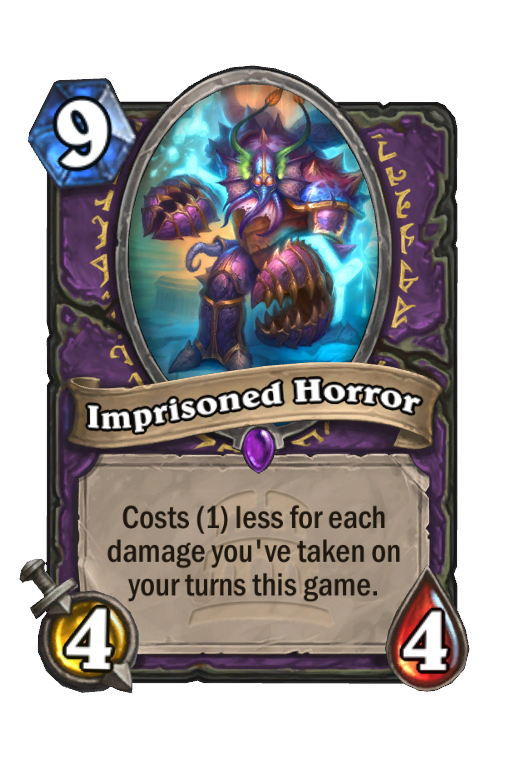 Imprisoned Horror Hearthstone kártya
