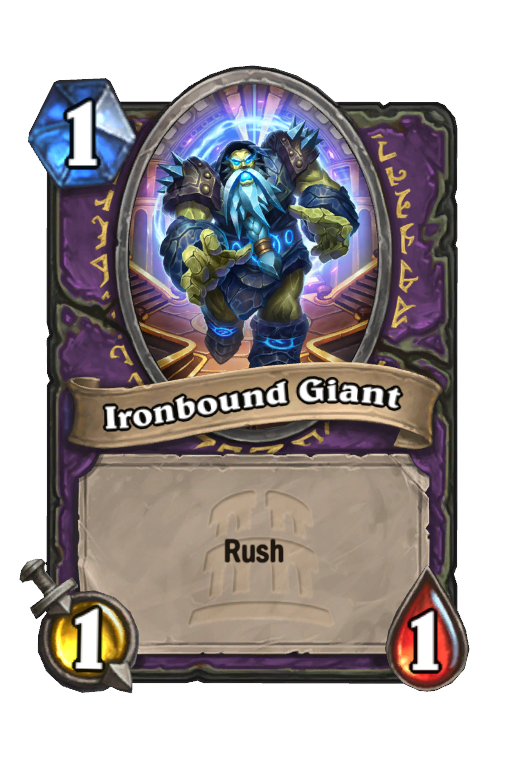Ironbound Giant Hearthstone kártya