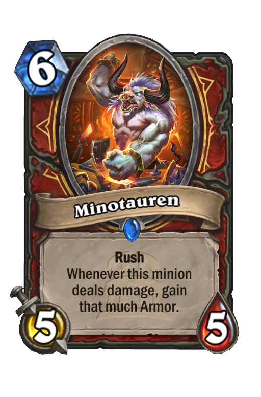 Minotauren Hearthstone kártya