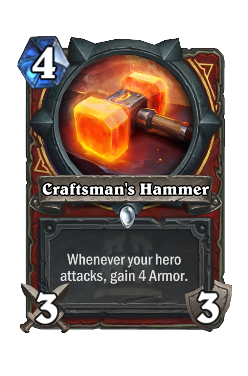 Craftsman's Hammer Hearthstone kártya