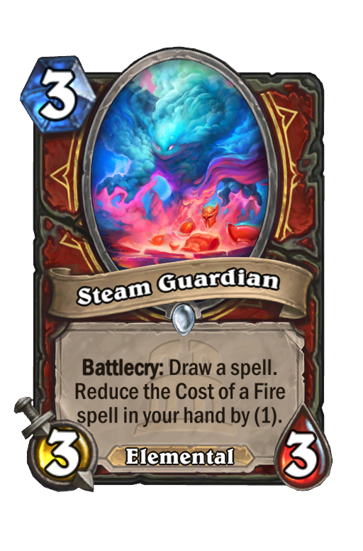 Steam Guardian Hearthstone kártya
