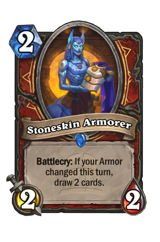 Stoneskin Armorer Hearthstone kártya
