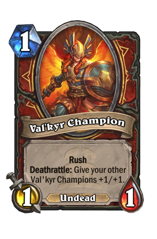 Val'kyr Champion Hearthstone kártya