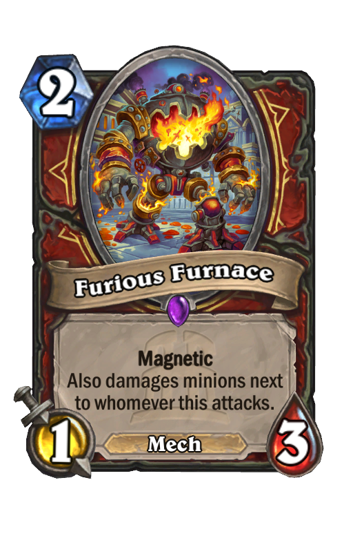 Furious Furnace Hearthstone kártya