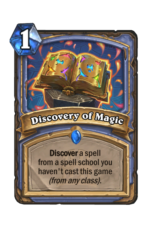 Discovery of Magic Hearthstone kártya