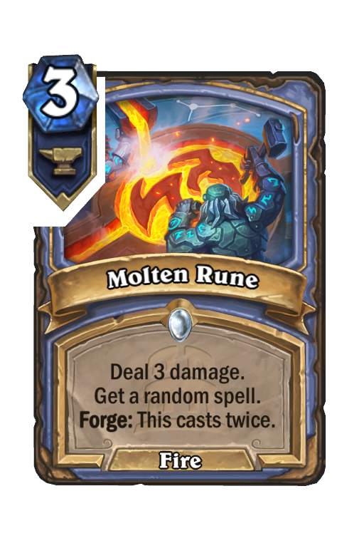 Molten Rune Hearthstone kártya