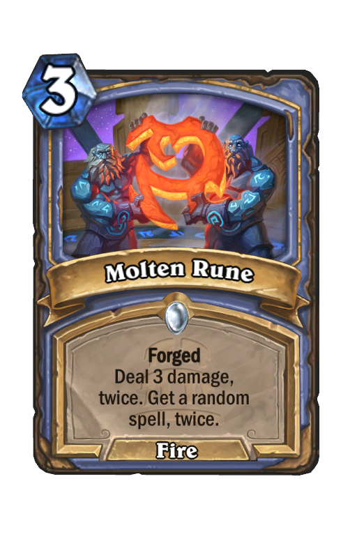 Molten Rune Hearthstone kártya