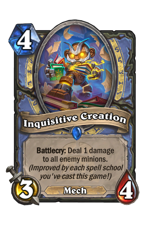 Inquisitive Creation Hearthstone kártya