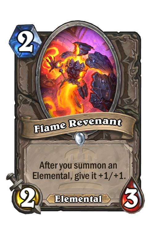 Flame Revenant Hearthstone kártya