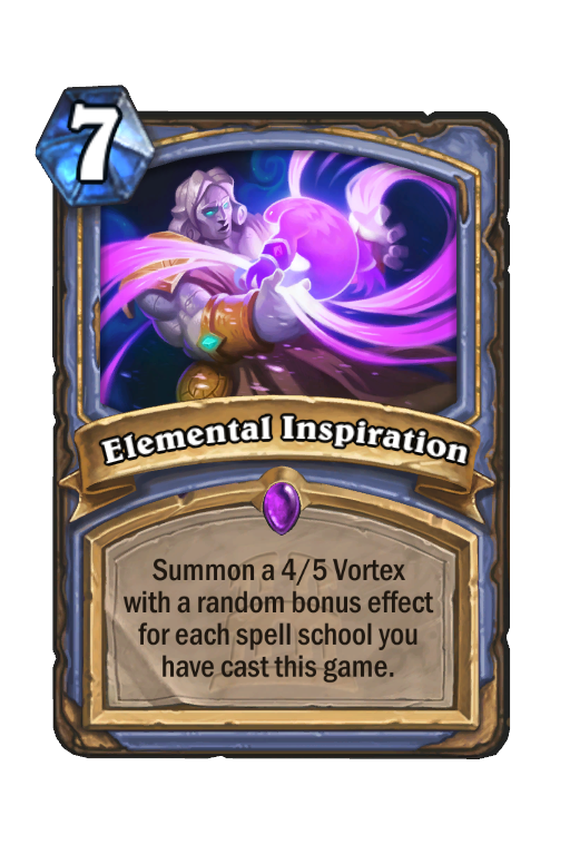 Elemental Inspiration Hearthstone kártya